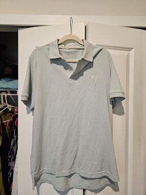American Eagle Outfitters Men’s Mint Polo Shirt